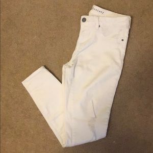 Articles of Society size 28 white jeans